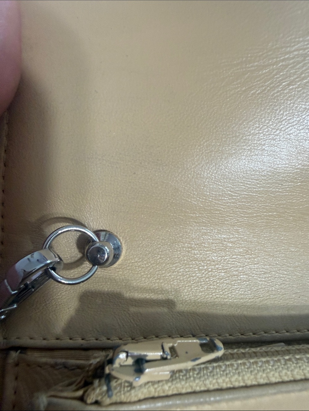 Vintage Chanel Women Black CC Flap Wallet on Chain - Picture 10 of 14